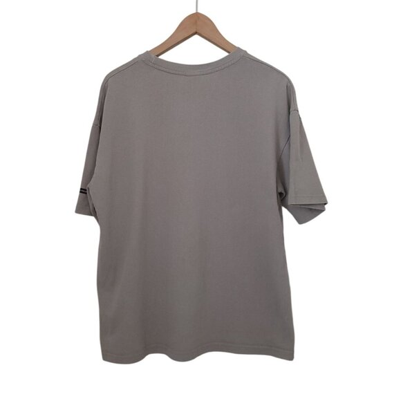 Minimal Project Men's Ash Gray Heavy Weight Oversized T-Shirt 100% Cotton Sz M - Picture 2 of 7